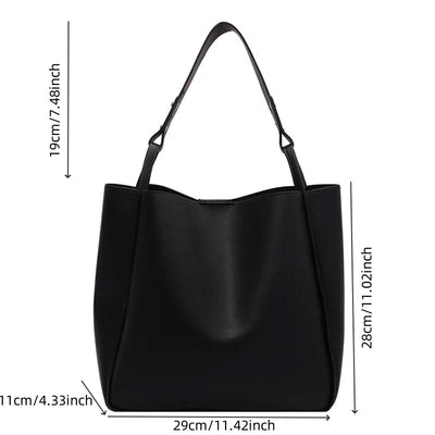 New Women Handbags PU Leather Shoulder Bags Shopping and Travel Bags Large Capacity Female'S Bags